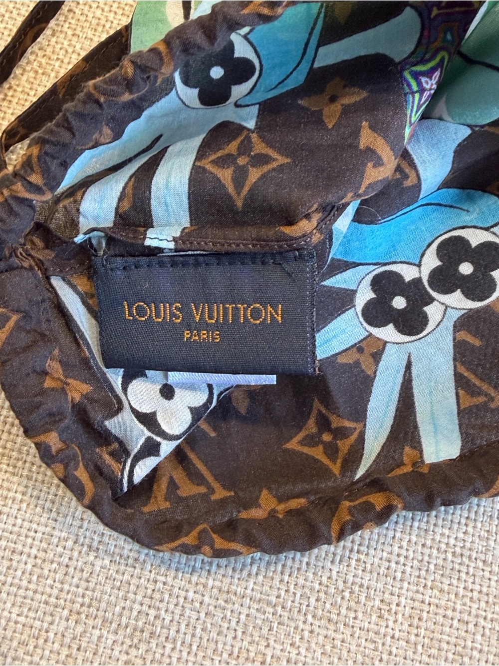 Louis Vuitton Monogram FRIENDS Drawstring Pouch Dust Tote Carry Bag - Picture 5 of 6